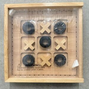 Woodfield Collection Tic Tac Toe Game In Wooden Box